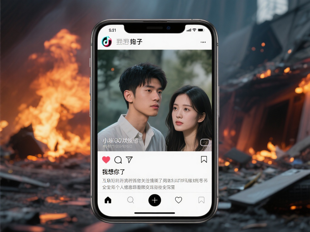 小米SU7爆燃事故遇难者男友抖音清空，封面寄语：思念你