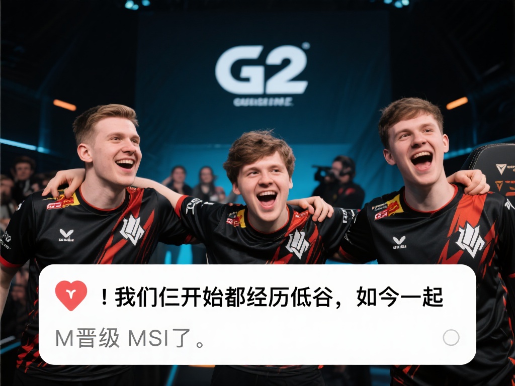 G2官推:我们仨逆袭低谷,共赴MSI荣耀之战 在电子竞技世界里,每一次低谷都是一次磨砺
