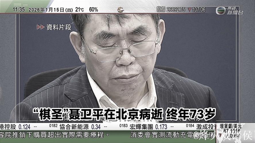 聂卫平在北京去世 聂卫平在北京去世